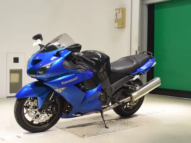 Kawasaki ZX-14 2006, black | blue, фото 4