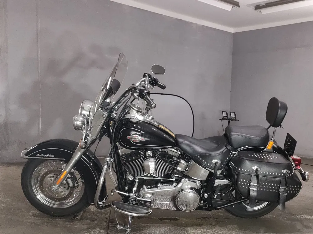 Harley-Davidson Heritage Softail Classic 2008, чёрный, фото 2