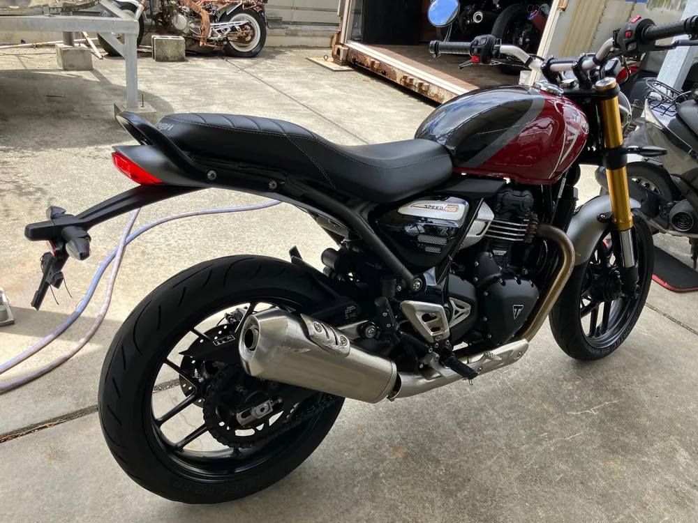 Triumph Speed 400 2026, red/gray, фото 5