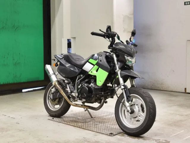 Kawasaki KSR110, black | green, фото 3