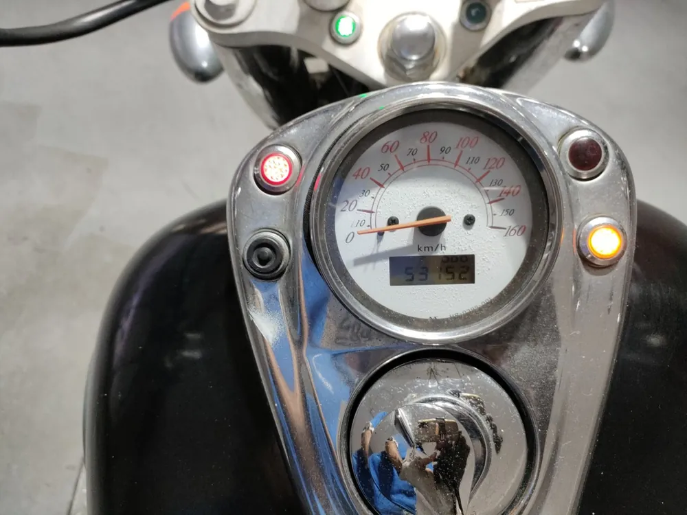 Honda Shadow 400 1998, чёрный, фото 5