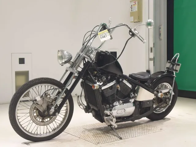 Kawasaki Vulcan 400 Classic 1995, чёрный, фото 4