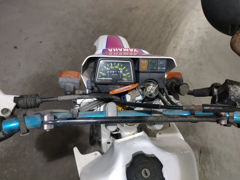 Yamaha Serow 225W, белый, фото 5