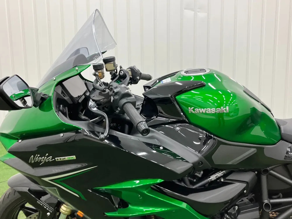 Kawasaki Ninja H2 SX 2023, green / black, фото 17