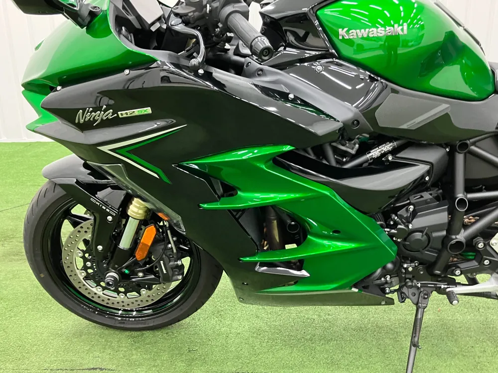 Kawasaki Ninja H2 SX 2023, green / black, фото 18