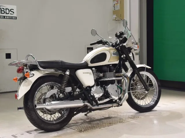 Triumph Bonneville T100 2014, белый, фото 5