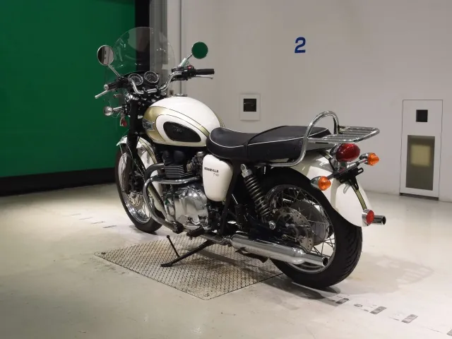 Triumph Bonneville T100 2014, белый, фото 6