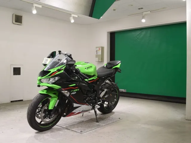 Kawasaki Zx-6Ra 2022, black | green, фото 4