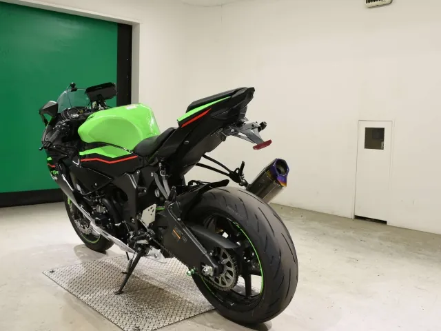 Kawasaki Zx-6Ra 2022, black | green, фото 6