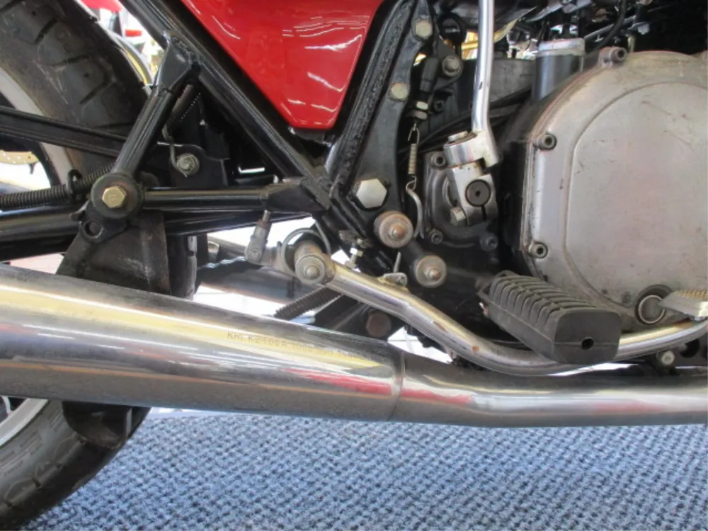 Kawasaki Z1000A 2023, red / gold, фото 20