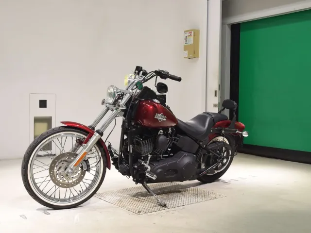 Harley-Davidson FXSTB1450 2004, красный, фото 4