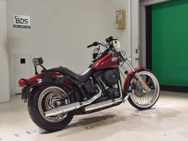 Harley-Davidson FXSTB1450 2004, красный, фото 5