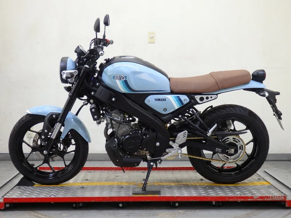 Yamaha XSR125, light blue, фото 2