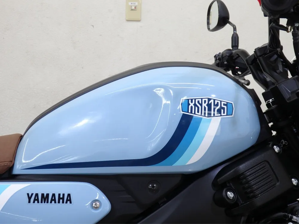 Yamaha XSR125, light blue, фото 11