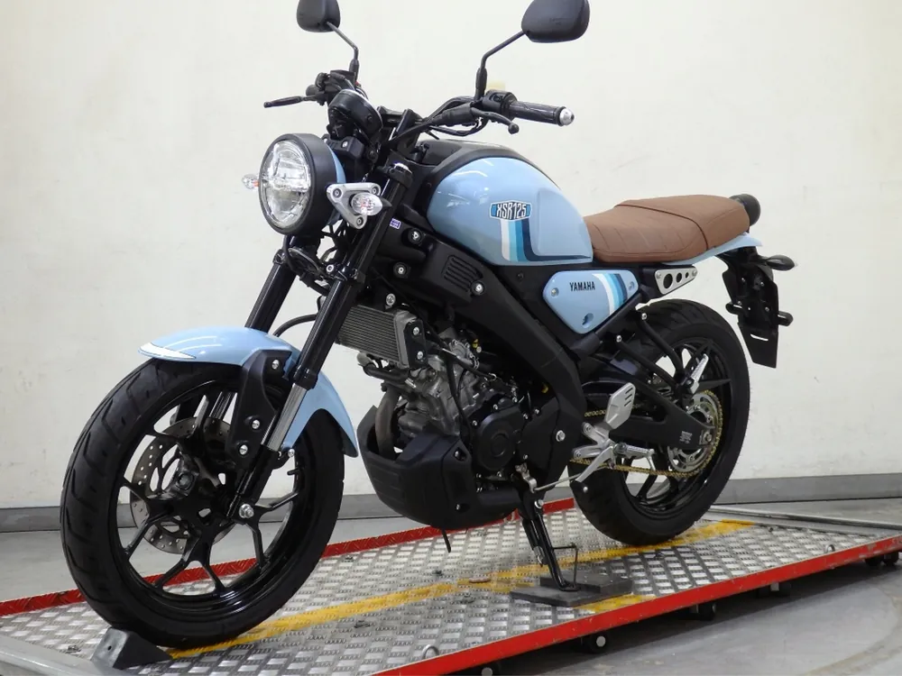 Yamaha XSR125, light blue, фото 6