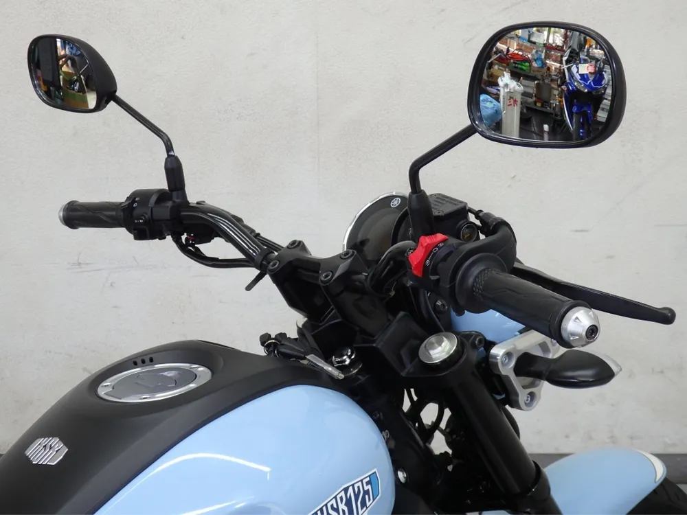 Yamaha XSR125, light blue, фото 9