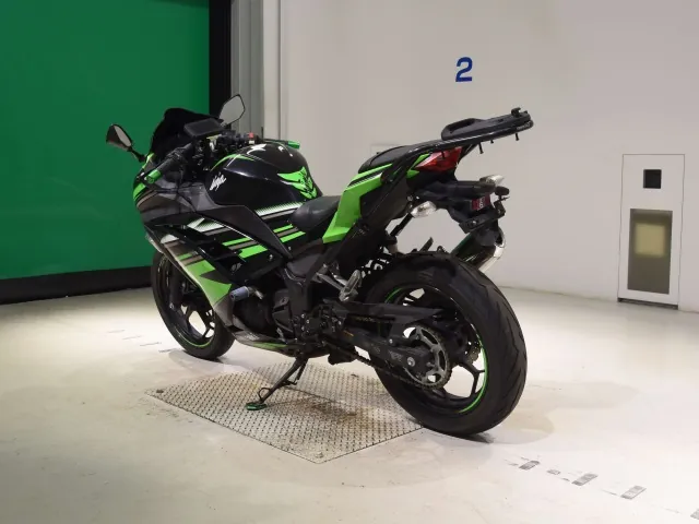 Kawasaki Ninja 250, black | green, фото 6