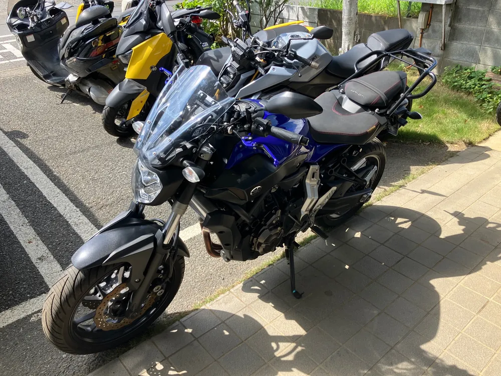 Yamaha MT-07 2014, синий, фото 2