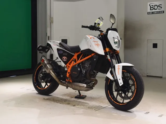 KTM 690 DUKE R 2013, white | black, фото 3