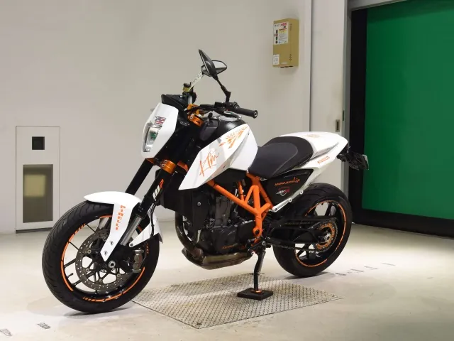 KTM 690 DUKE R 2013, white | black, фото 4
