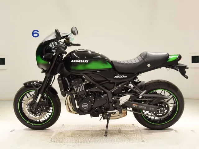 Kawasaki Z900RS 2026, black | green, фото 2