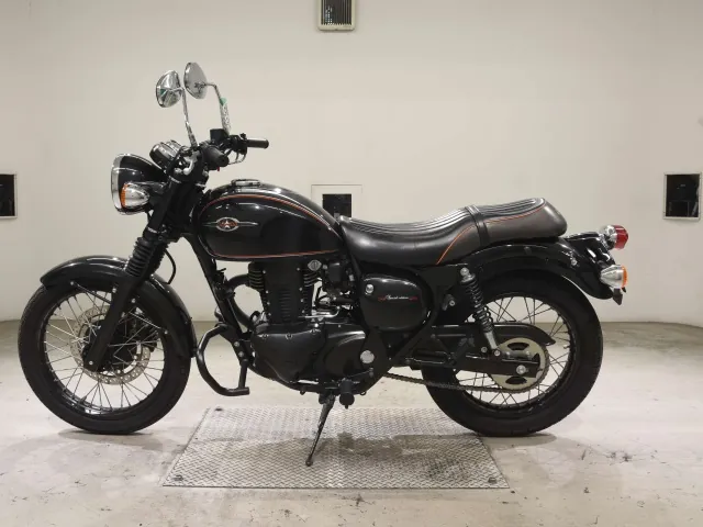 Kawasaki Estrella, чёрный, фото 2