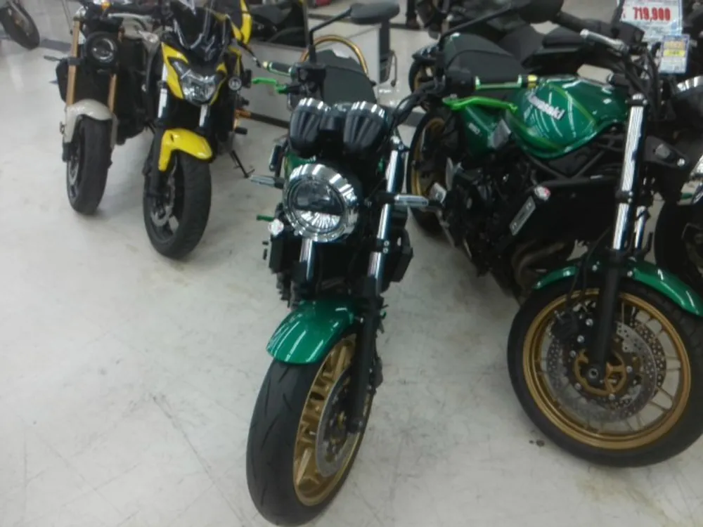 Kawasaki Z650RS 2022, зелёный, фото 4