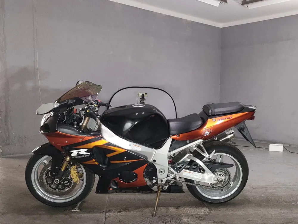 Suzuki GSX-R1000 2002, чёрный, оранжевый, фото 2