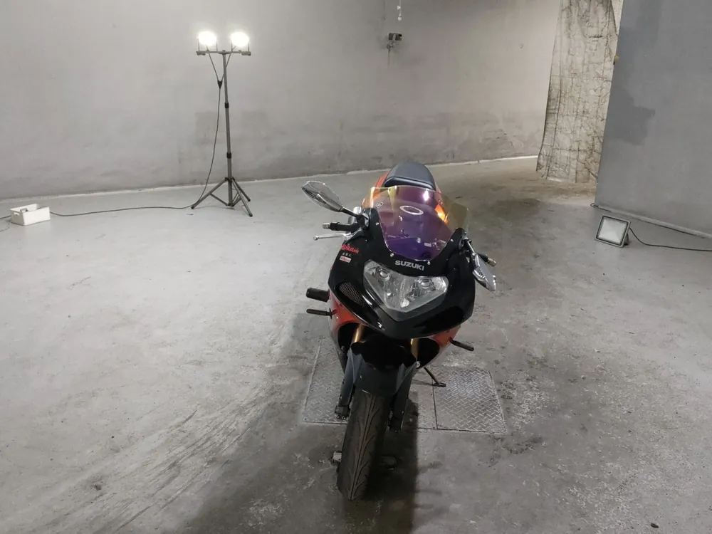 Suzuki GSX-R1000 2002, чёрный, оранжевый, фото 3