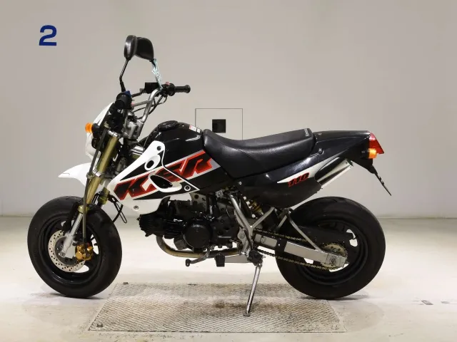 Kawasaki KSR110, white | black, фото 2