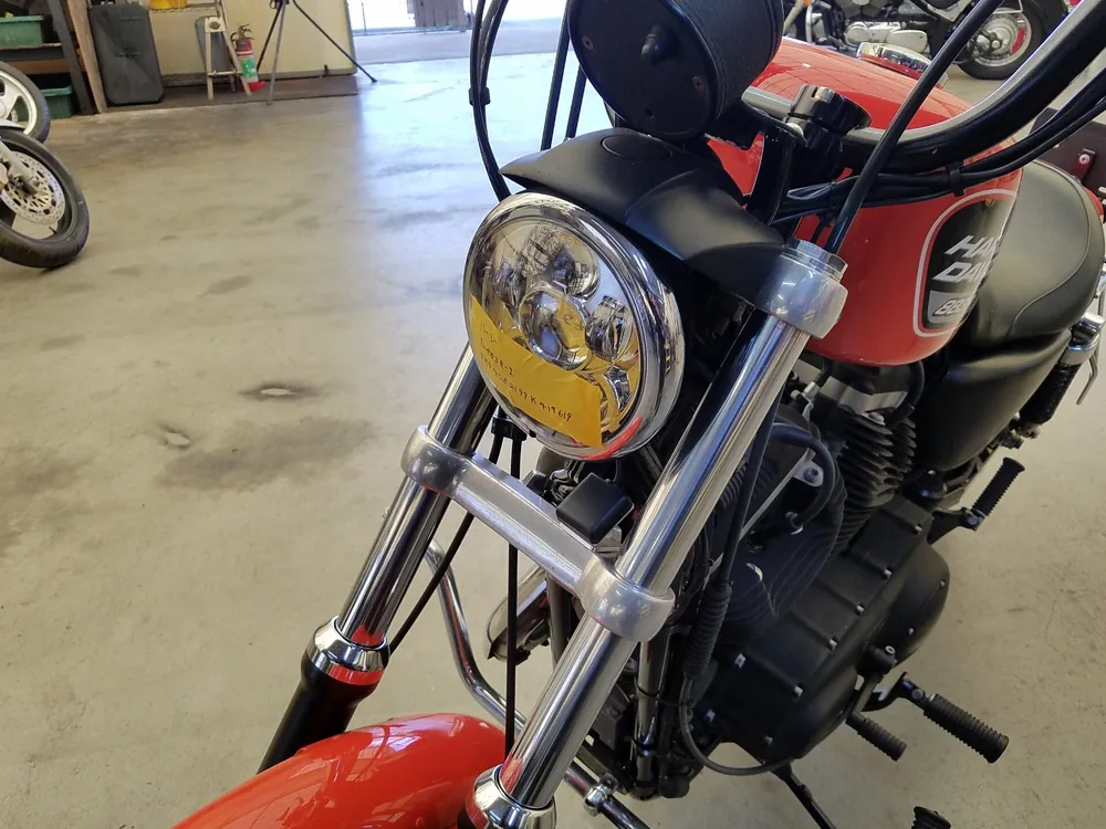 Harley-Davidson XL883R 2008, оранжевый, фото 5
