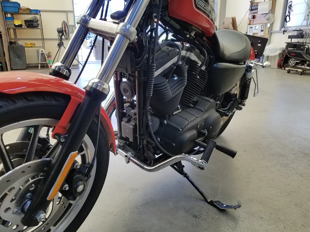 Harley-Davidson XL883R 2008, оранжевый, фото 6