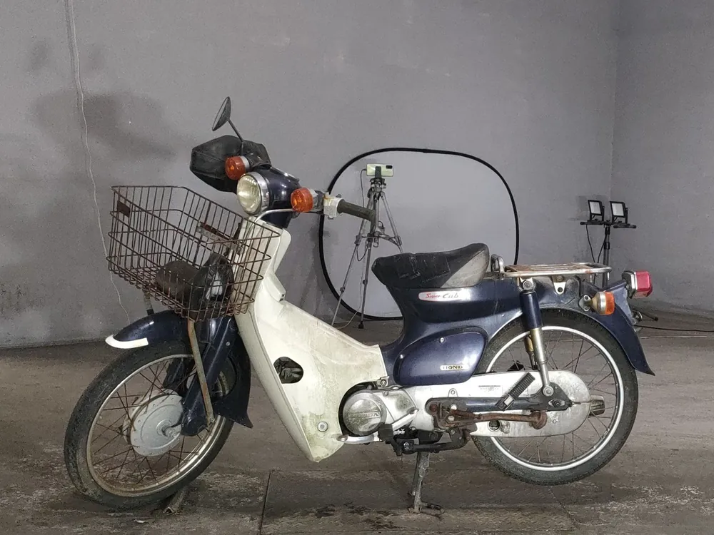 Honda Super Cub, синий, фото 2