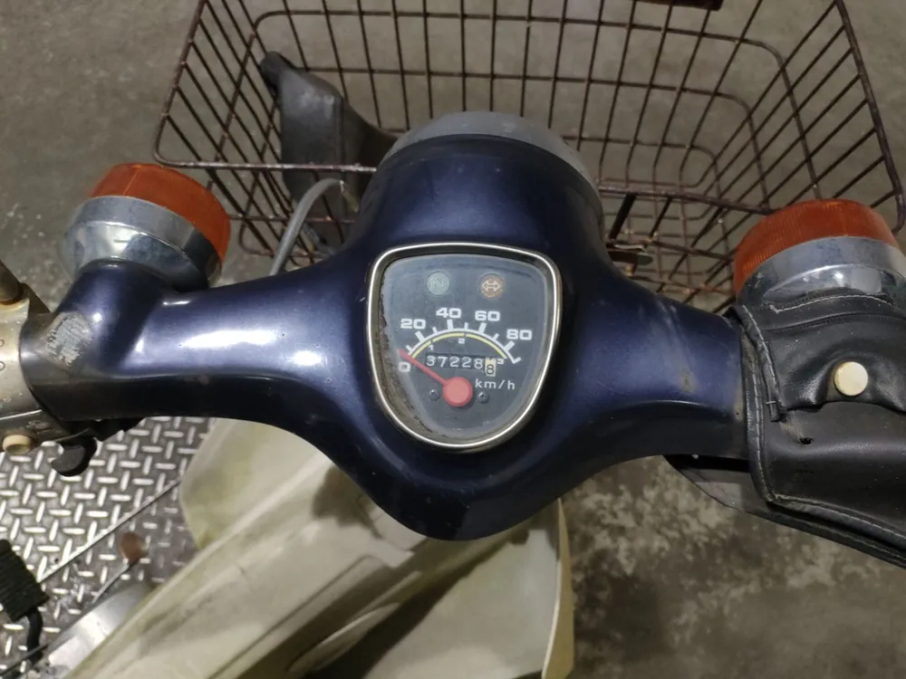 Honda Super Cub, синий, фото 5
