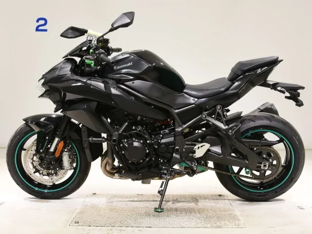 Kawasaki Z H2 2021, чёрный, фото 2