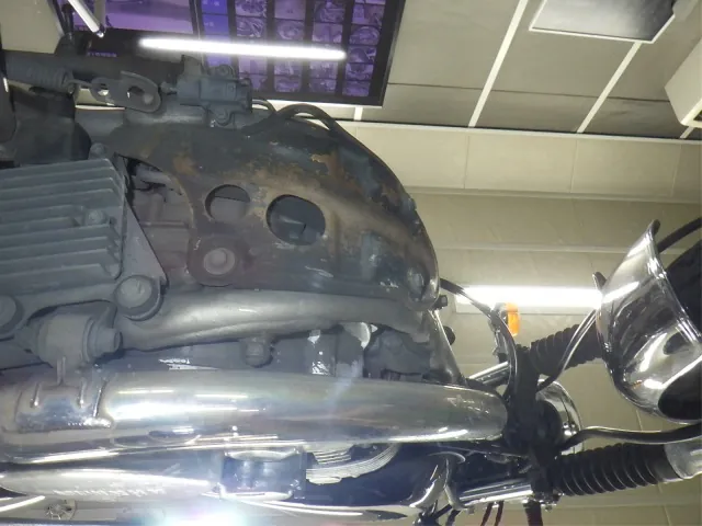 Yamaha SR400 2013, зелёный, фото 7