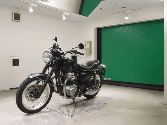 Kawasaki W400 2006, чёрный, фото 4