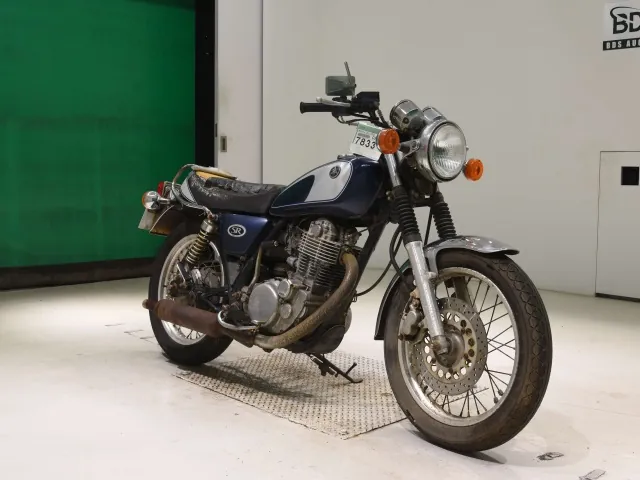Yamaha SR400 2003, blue | silver, фото 3