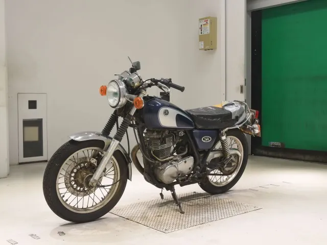 Yamaha SR400 2003, blue | silver, фото 4