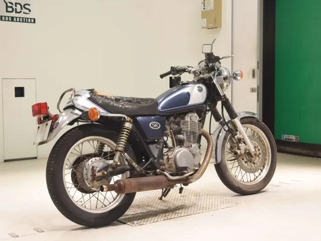 Yamaha SR400 2003, blue | silver, фото 5
