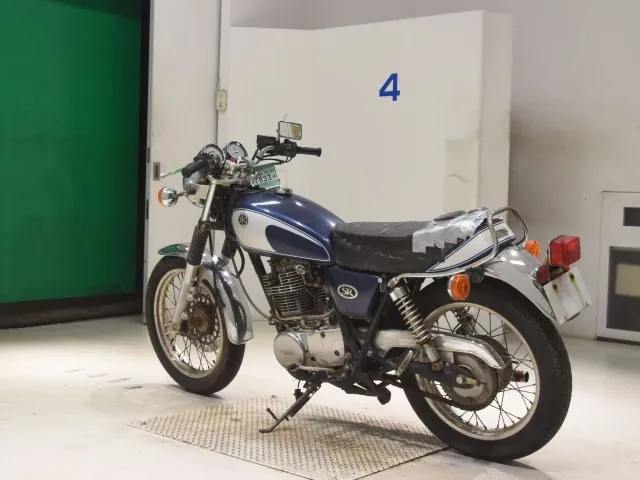Yamaha SR400 2003, blue | silver, фото 6