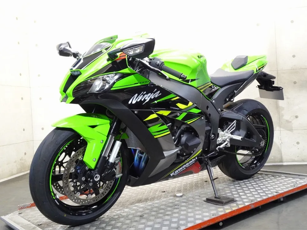 Kawasaki ZX-10RA 2019, black/green, фото 4