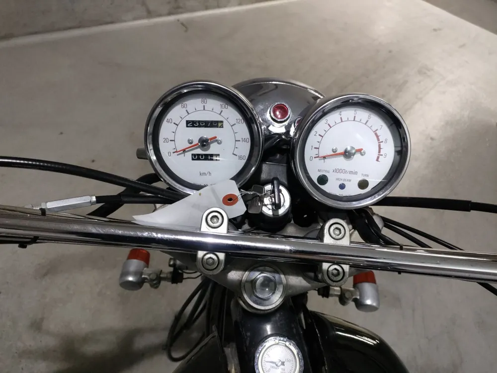 Yamaha SR400 1992, чёрный, фото 5
