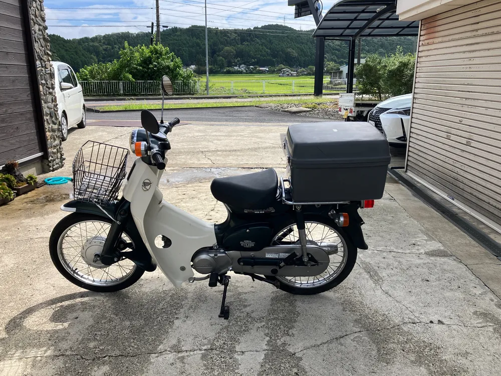 Honda Super Cub, white / green, фото 2