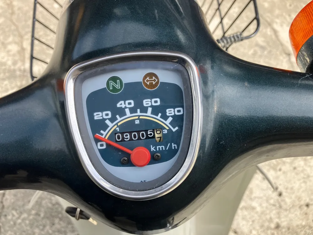 Honda Super Cub, white / green, фото 3