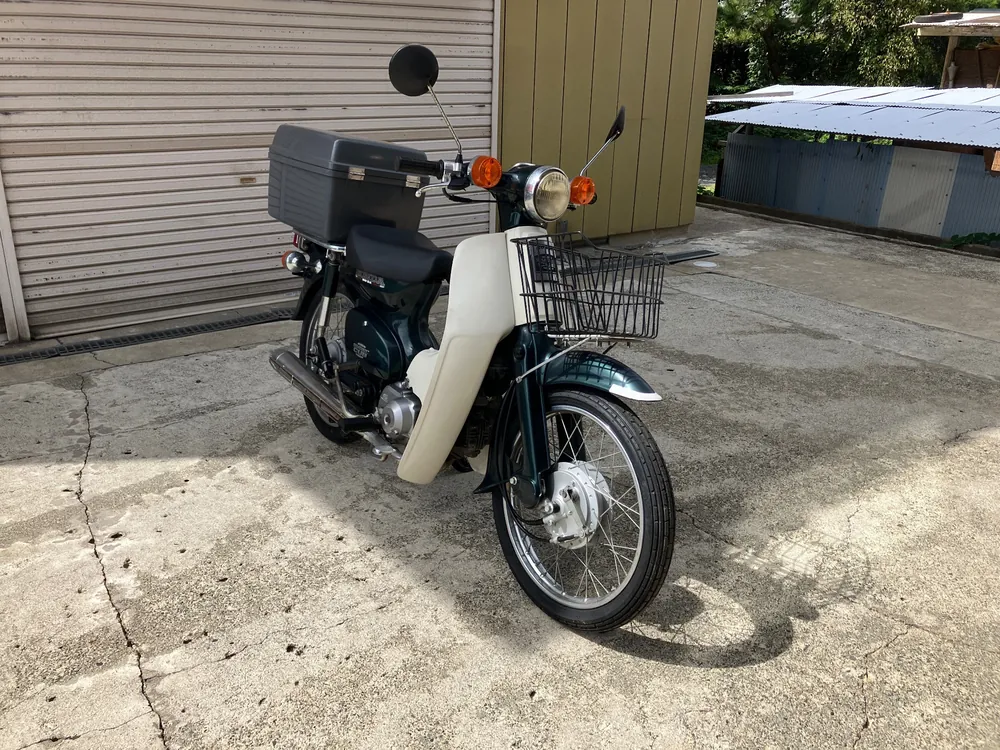 Honda Super Cub, white / green, фото 4