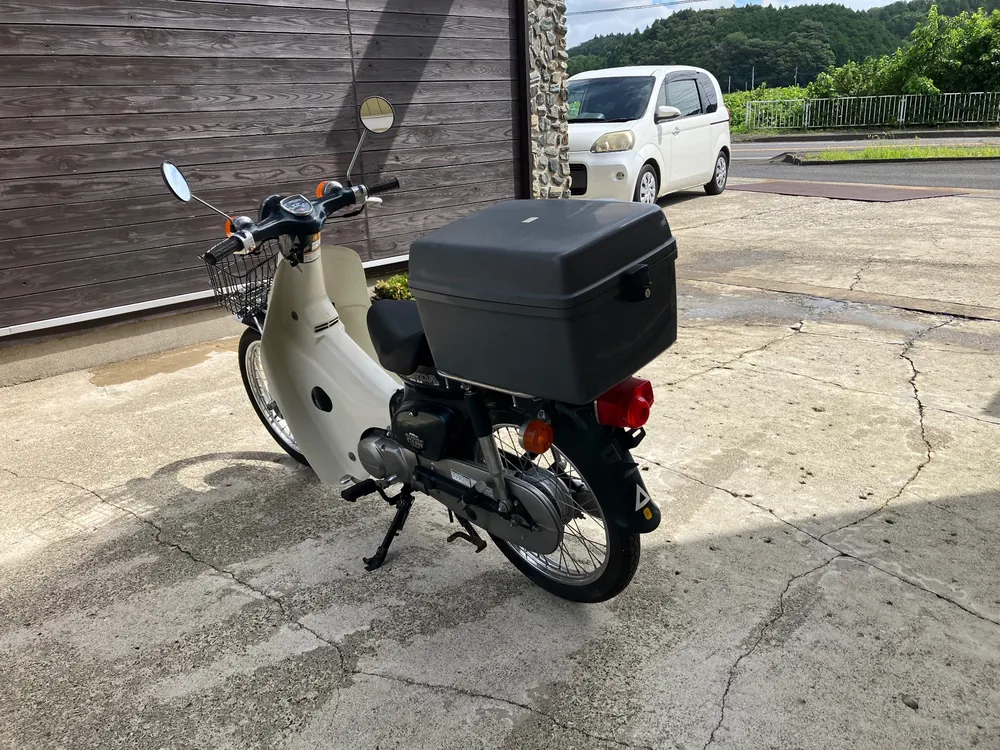 Honda Super Cub, white / green, фото 5