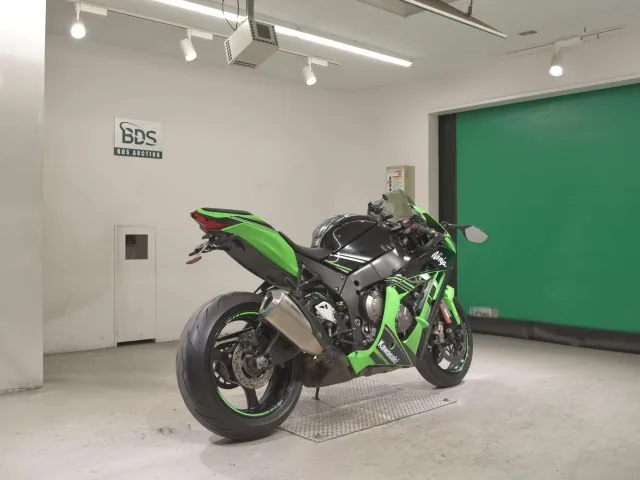 Kawasaki ZX-10RA 2017, чёрный, зелёный, фото 5