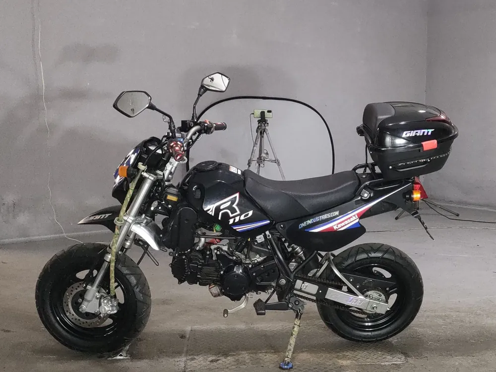 Kawasaki KSR110, чёрный, фото 2