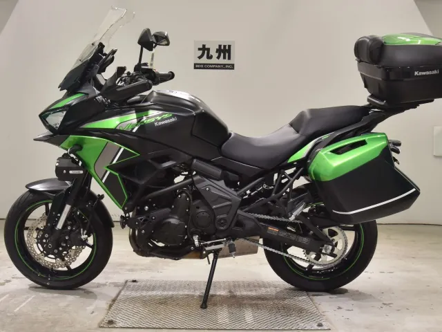 Kawasaki Versys 2024, чёрный, зелёный, фото 2